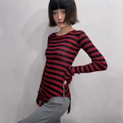 Emo Striped Sweater