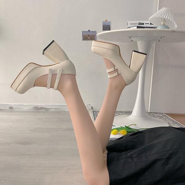 Lolita Lace-Up Heel High Heels