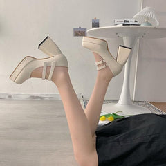 Lolita Lace-Up Heel High Heels