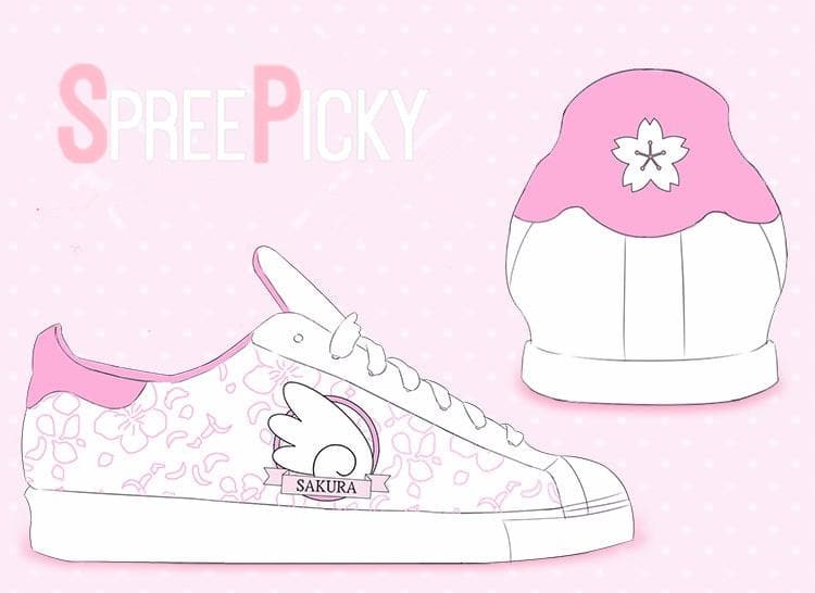 Kawaii Cardcaptor Sakura Wings Shoes