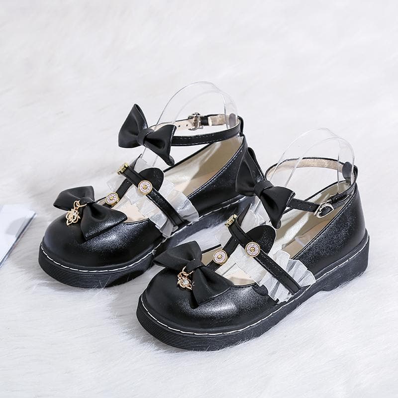Lolita Vintage Little Leather Shoes
