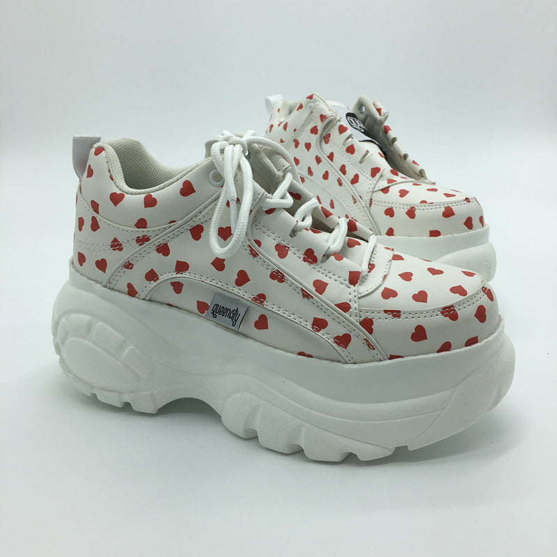 Harajuku Love White Shoes