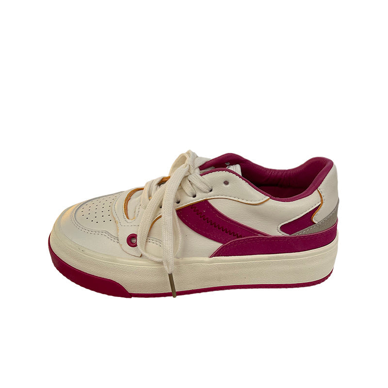 Strawberry Pink White Shoes BE1235