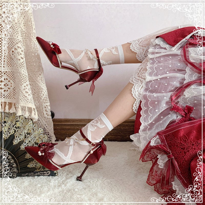 Harajuku Princess OTT Kitten Heel Shoes BE1319