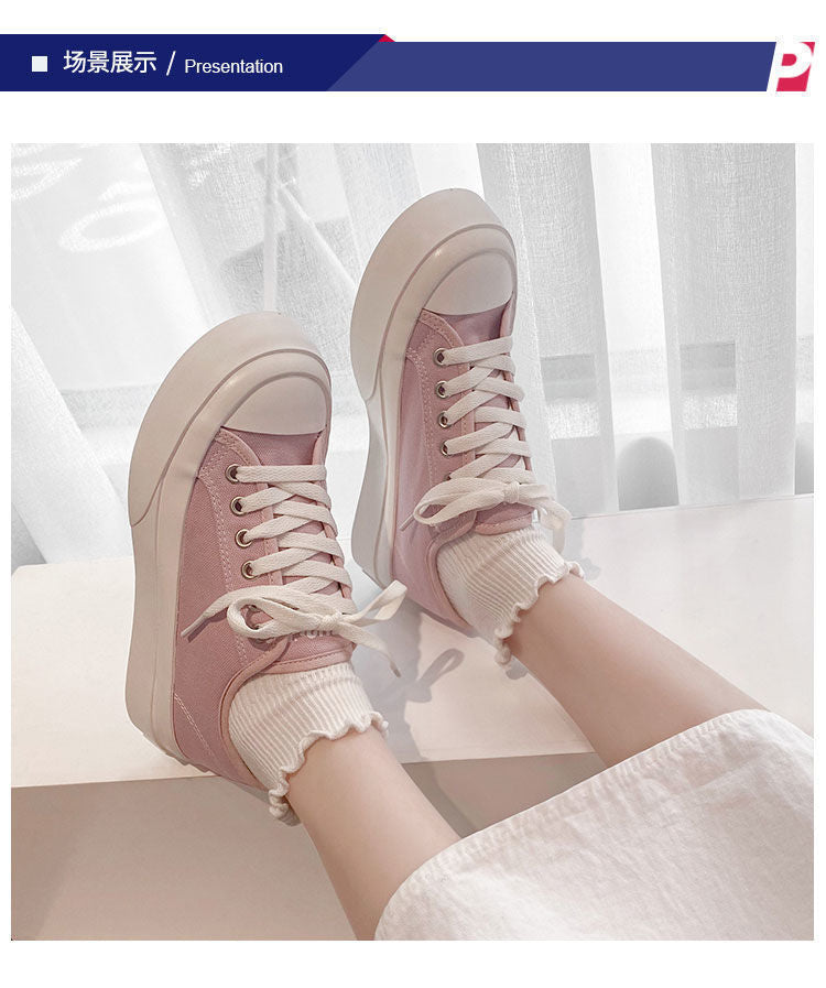 Kawaii White Spring Autumn Sports Shoes FY018