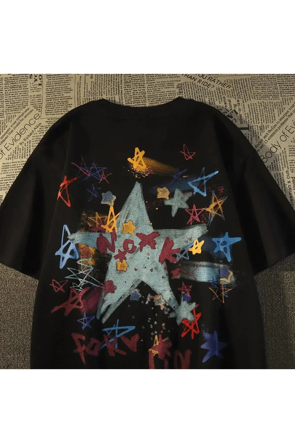 Abstract Star Sketch T-Shirt