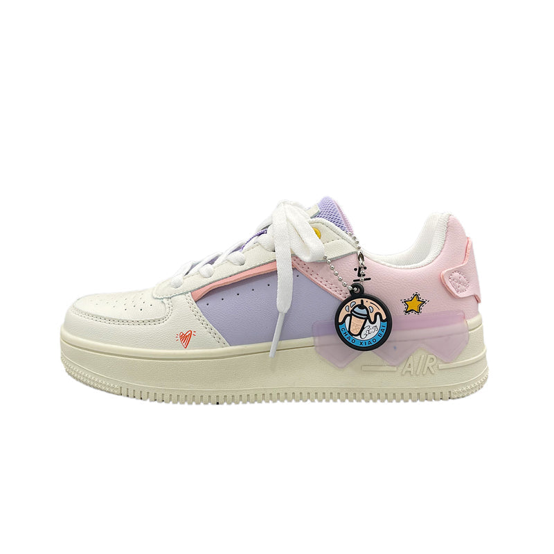 Kawaii Casual White Shoes BE967