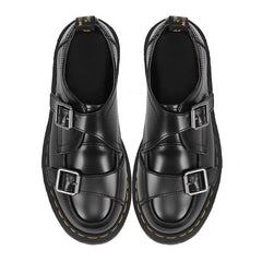 Elegant Black Buckle Shoes