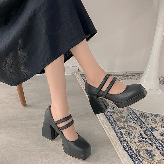 Lolita Lace-Up Heel High Heels