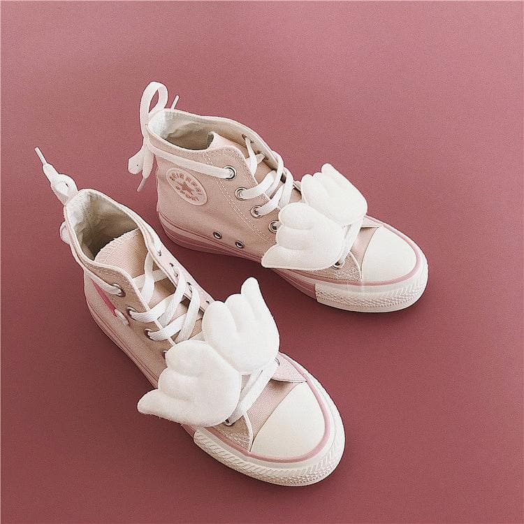 Pink Cardcaptor Sakura Wings Canvas Shoes