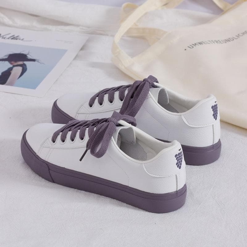 Cute Fruits Peach Grape Pear Sneakers