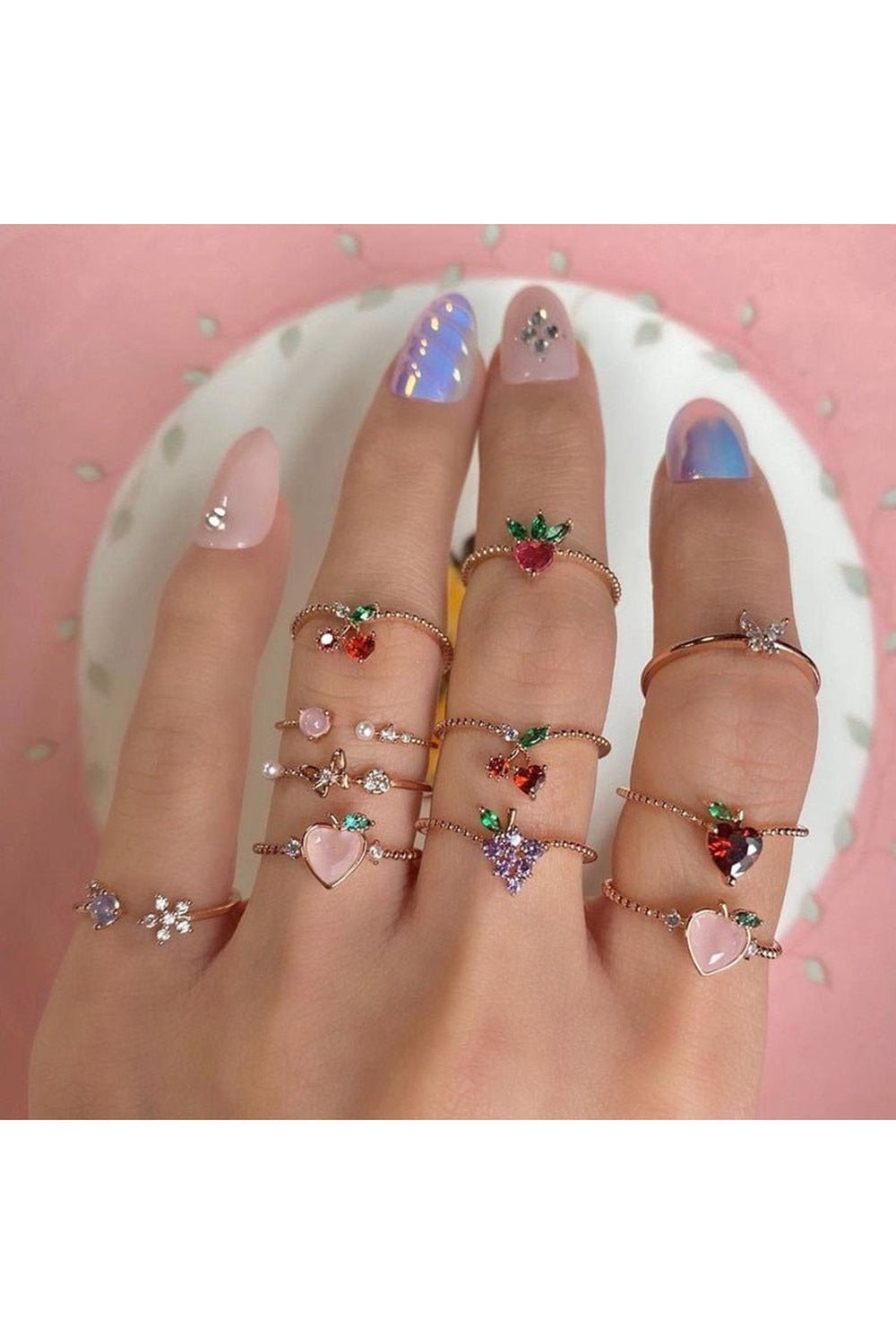 Aesthetic 11 Pcs/Set Rings