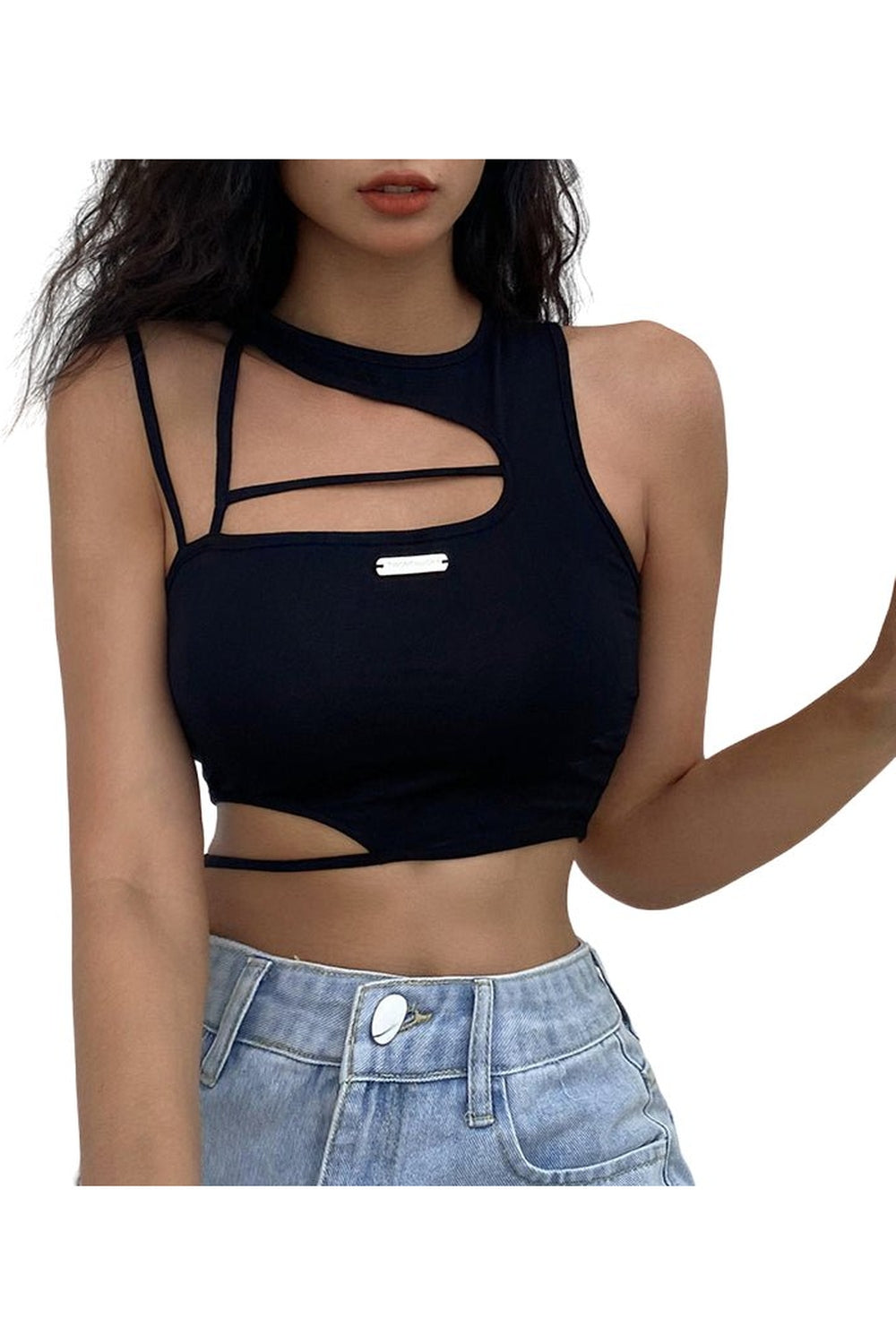 Aesthetic Hollow Out Crop Top