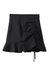 Aesthetic Irregular Pleated Skirt