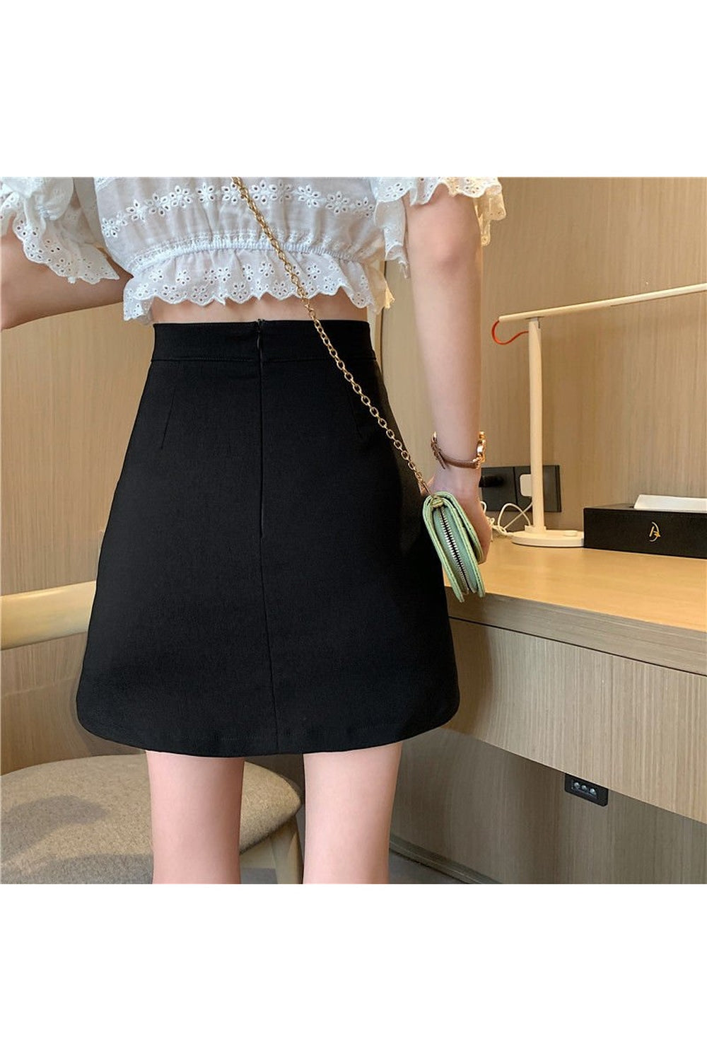 Aesthetic Mini Lace-up Skirt