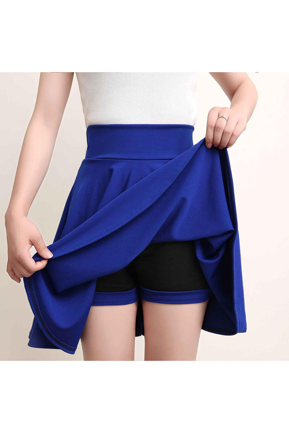 Aesthetic Pleated High Waist Skirt