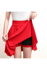 Aesthetic Pleated High Waist Skirt