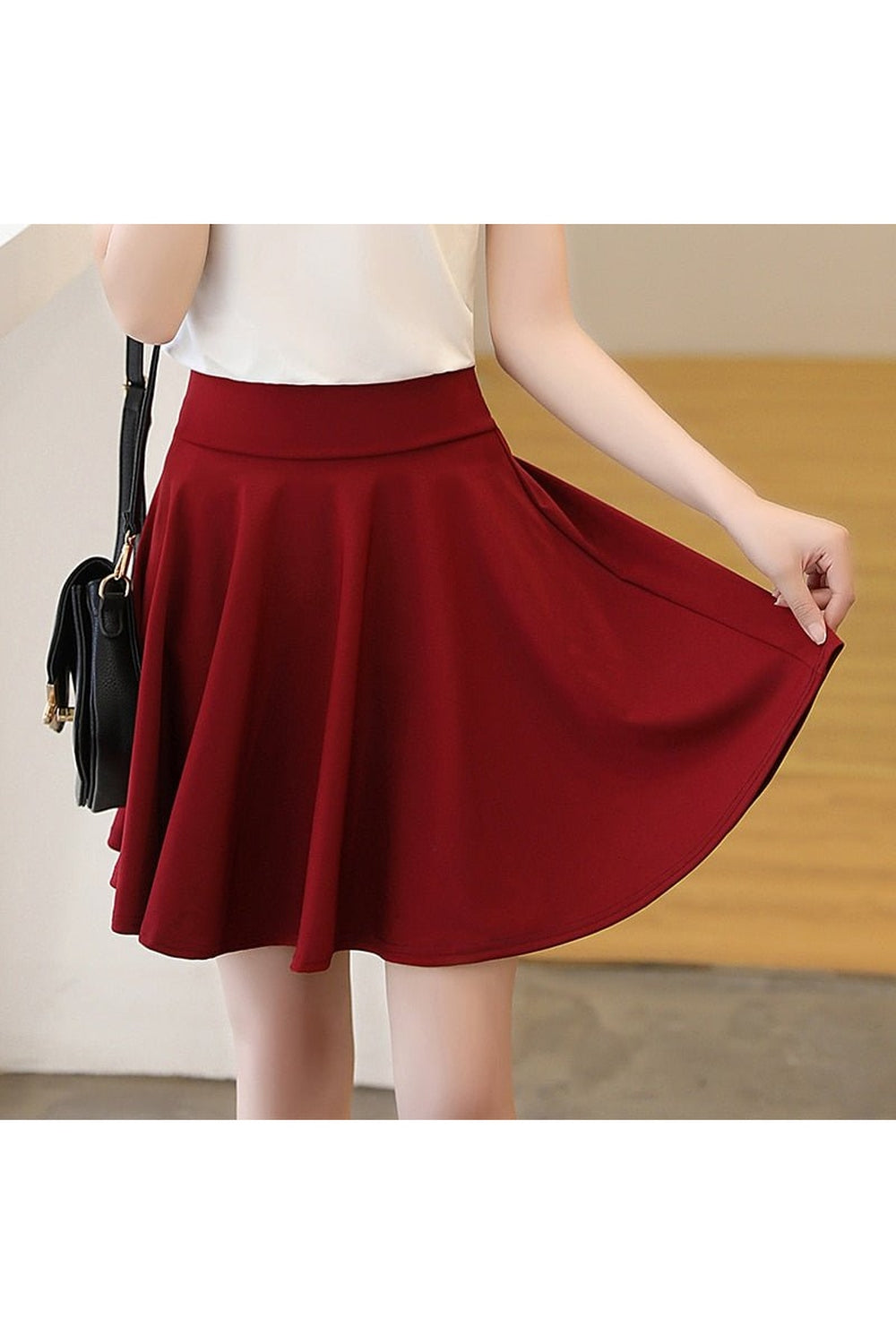 Aesthetic Pleated High Waist Skirt