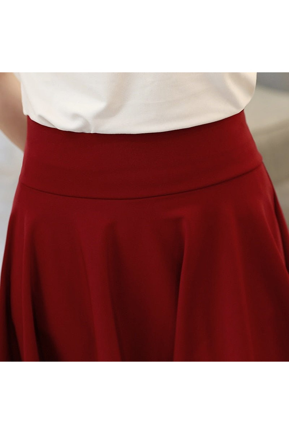 Aesthetic Pleated High Waist Skirt