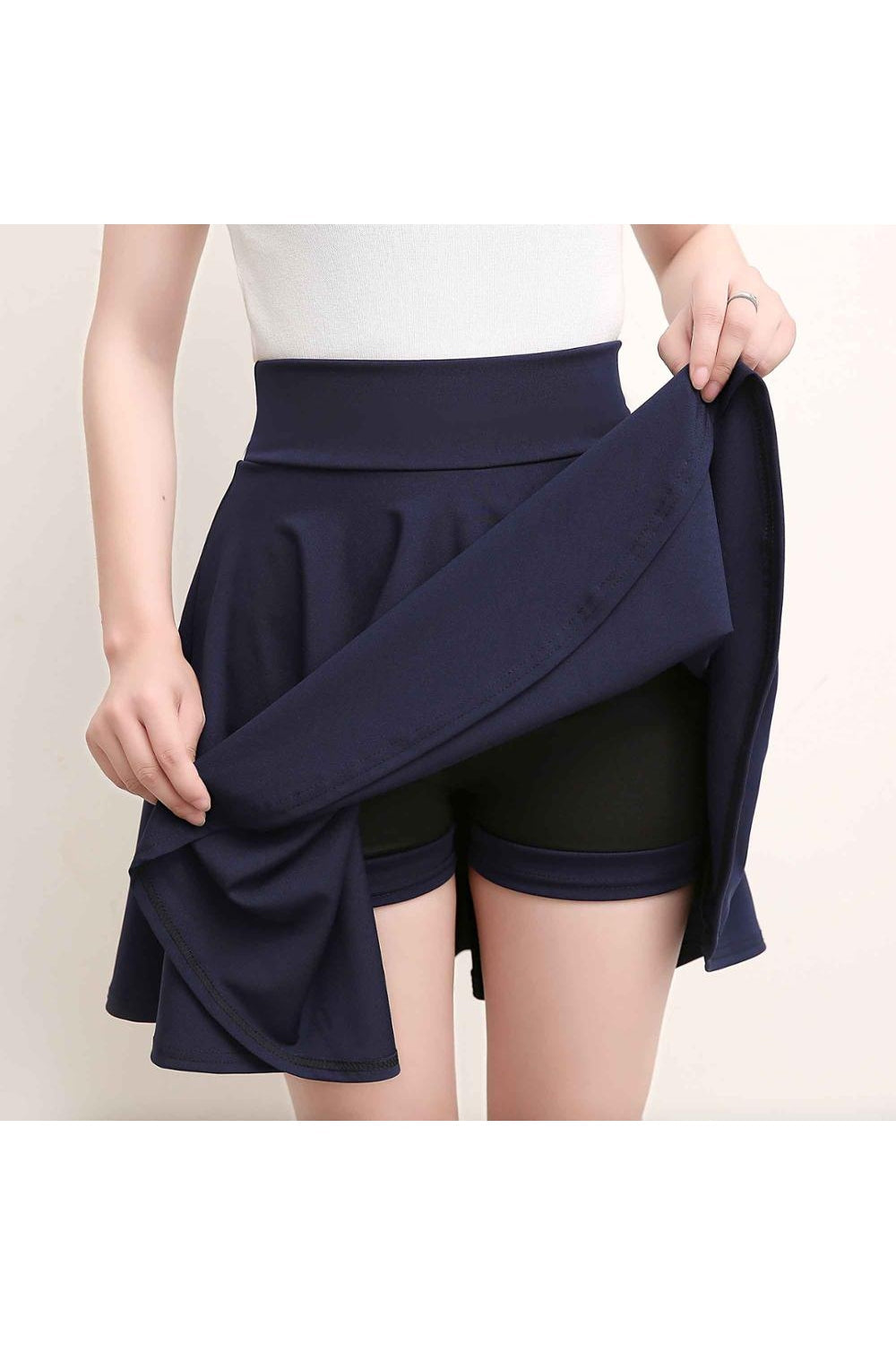 Aesthetic Pleated High Waist Skirt