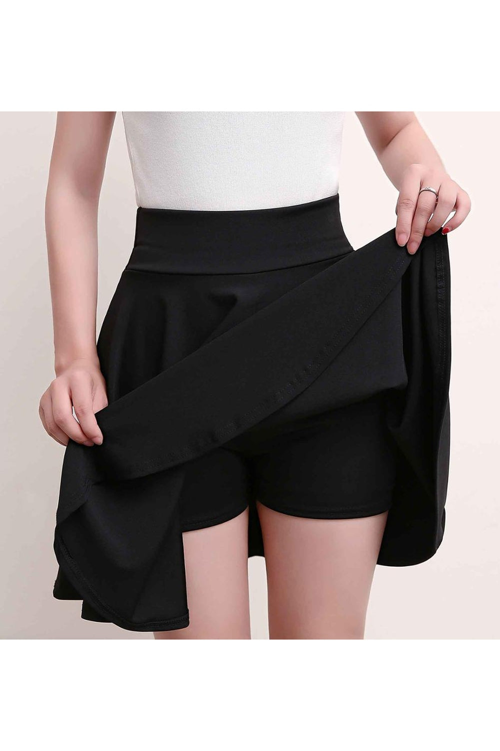 Aesthetic Pleated High Waist Skirt