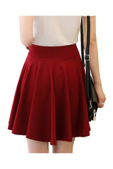 Aesthetic Pleated High Waist Skirt