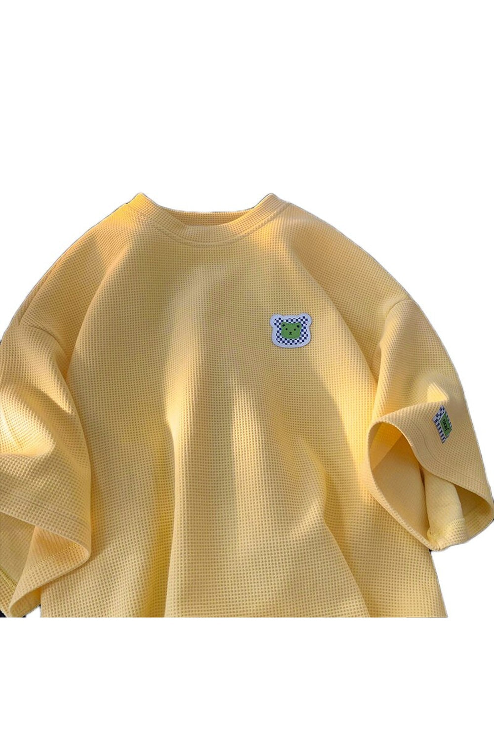 Ästhetisches Waffel-T-Shirt