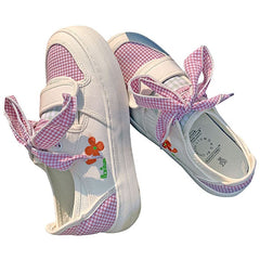 Floral Gingham Sneakers