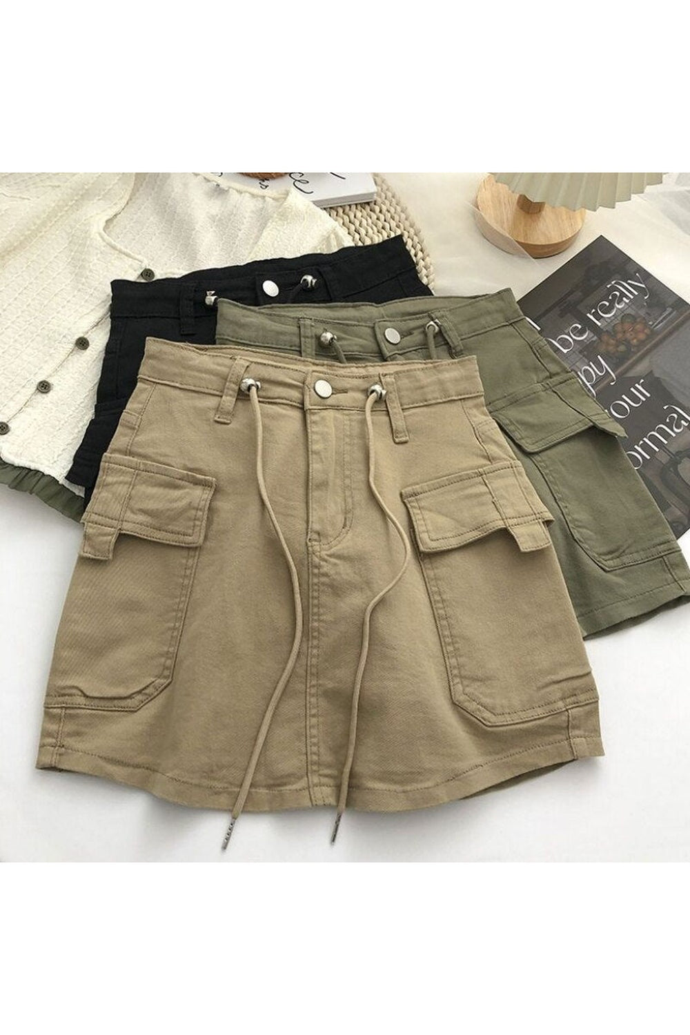 All-match High Waist Denim Skirt