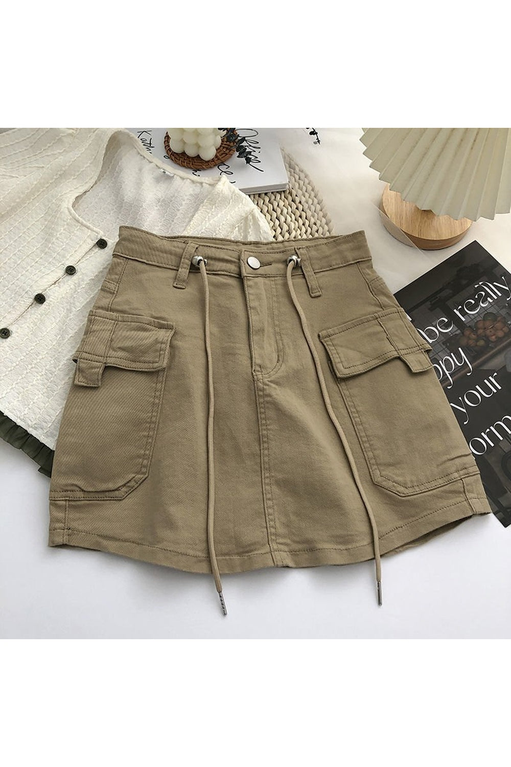 All-match High Waist Denim Skirt