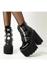 Alt Cobweb Vampire Cosplay Boots