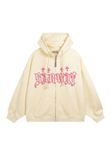 Fall Alt Cute Zip Up Hoodie