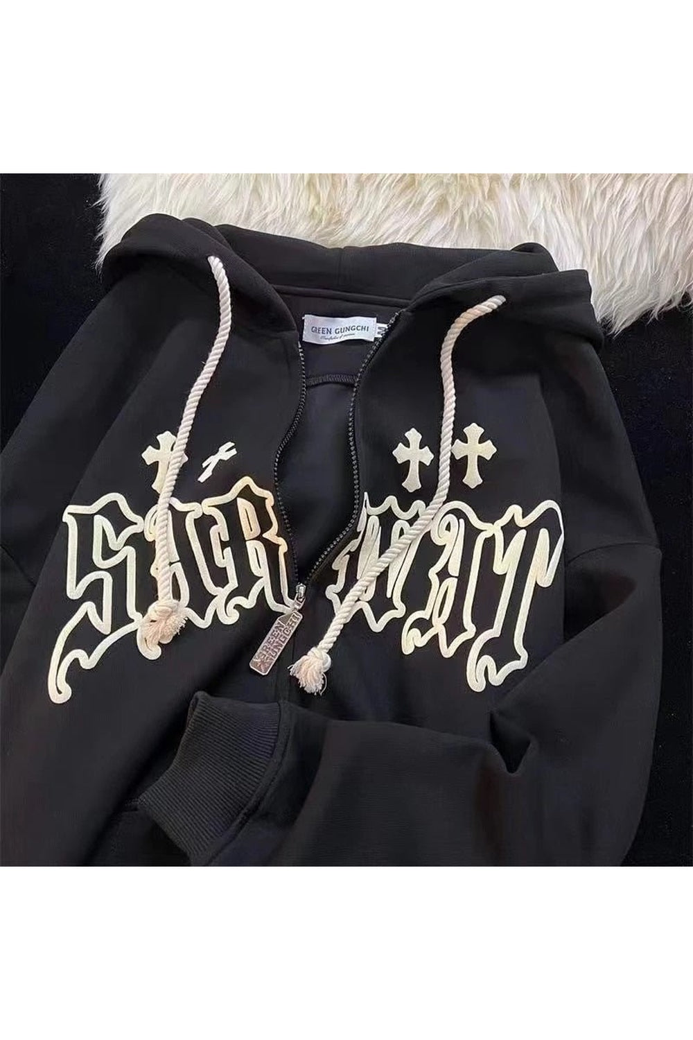 Fall Alt Cute Zip Up Hoodie