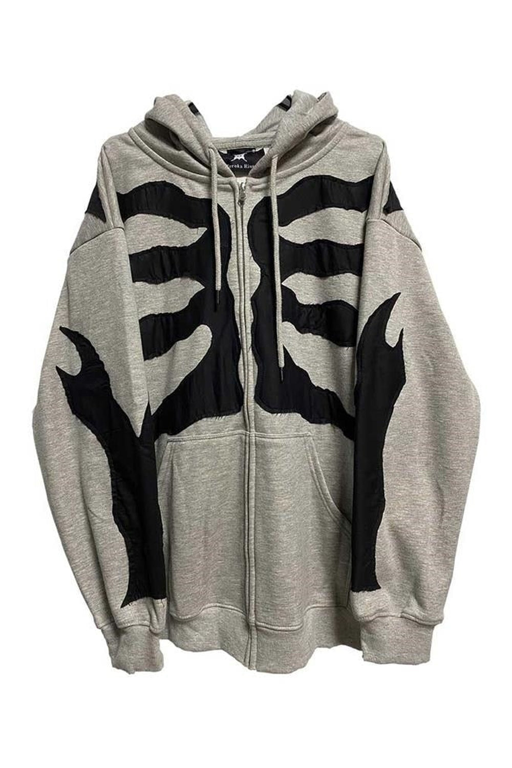 Fall Alt Skeleton Oversized Hoodie