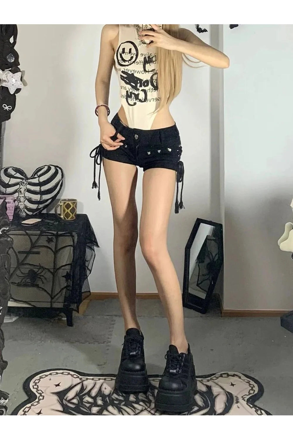 Alt Skinny Street Shorts