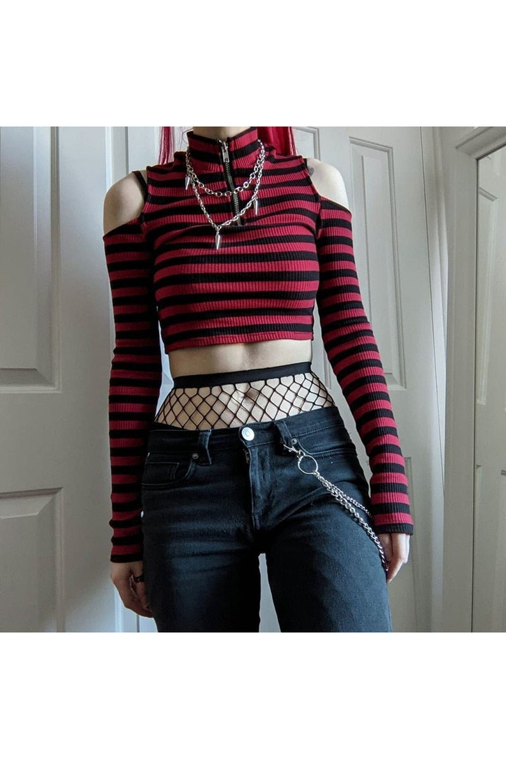 Alt Style Aesthetic Crop Tops