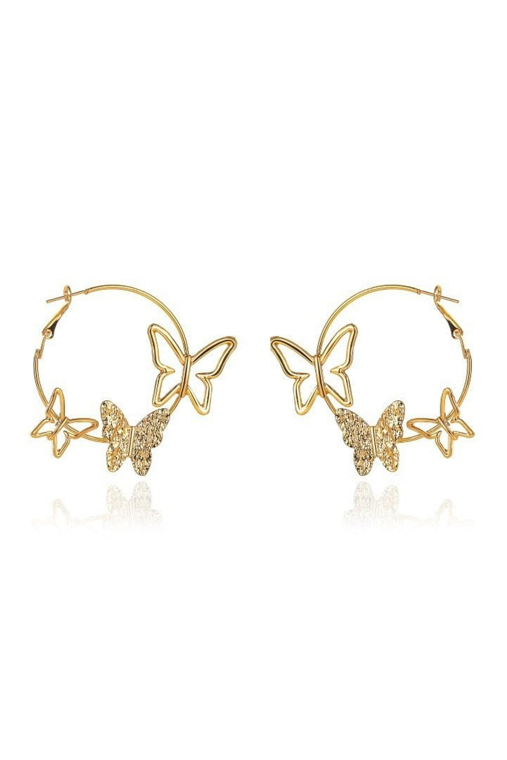 Alt Style Butterfly Shaped Earrings