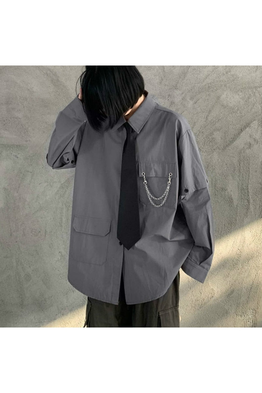 Alt Style Oversized Shirt