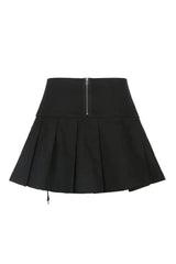 Alt Style Pleated Mini Skirt