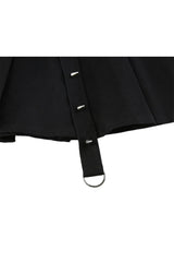 Alt Style Pleated Mini Skirt