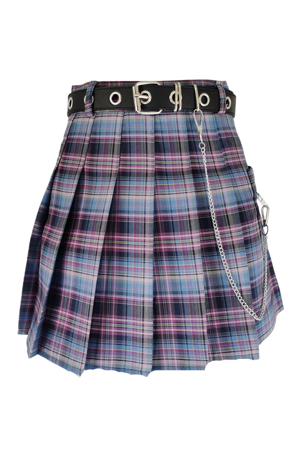 Alt Style Pleated Skirt