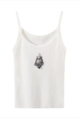 Alt Style White Tank Top