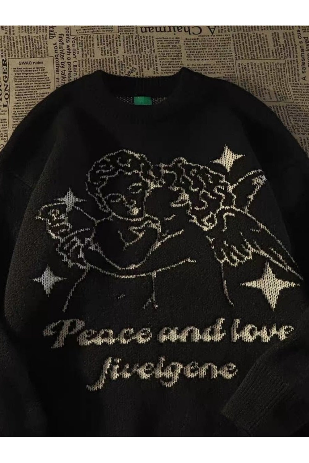 Fall Angelcore Retro Sweater