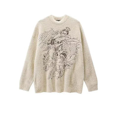 Angelic Reverie Fuzzy Sweater