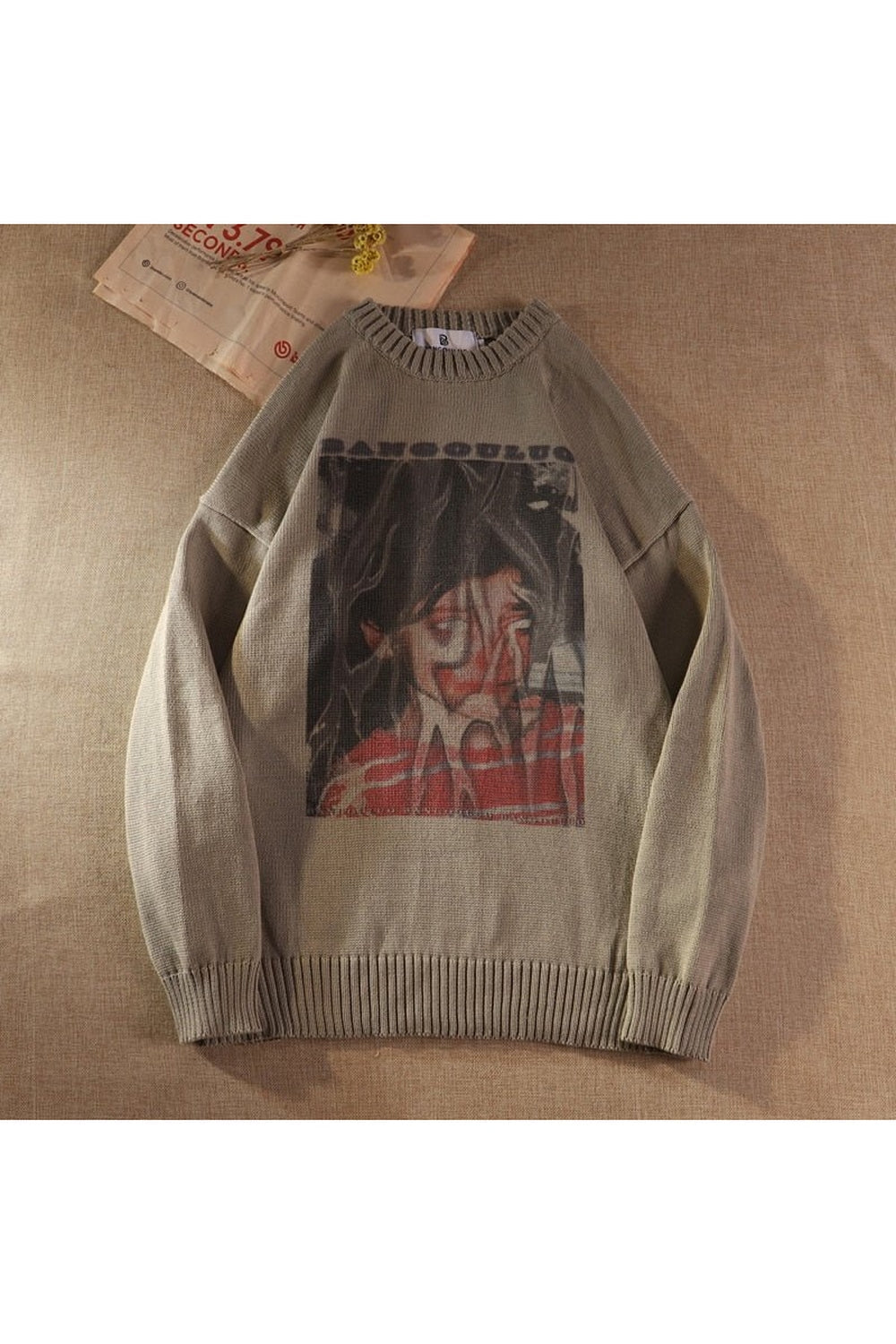 Fall Anime Knit Y2K Sweater