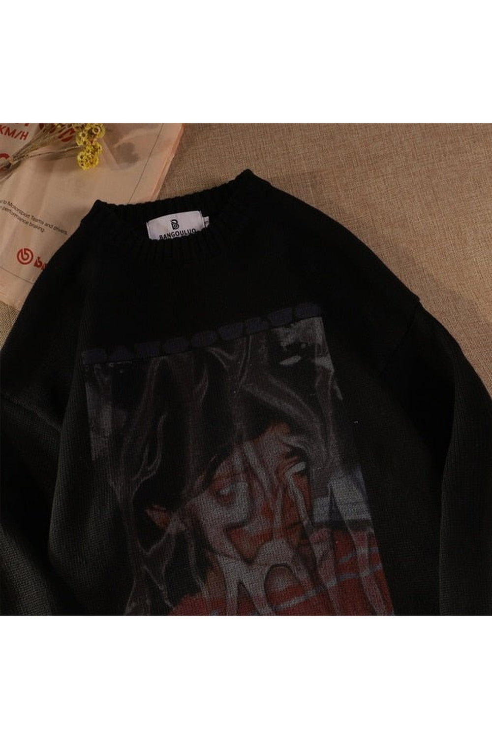 Fall Anime Knit Y2K Sweater