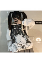 Anime Long Sleeve Sweatshirt