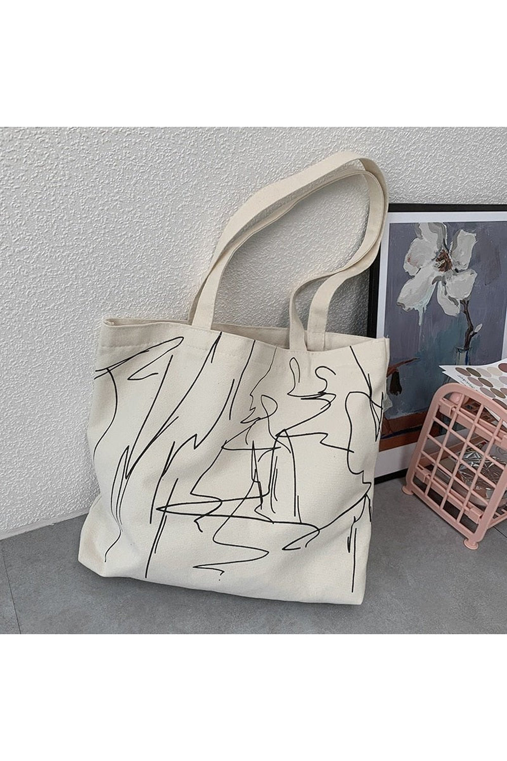 Artsy Minimalism Shopping Bag