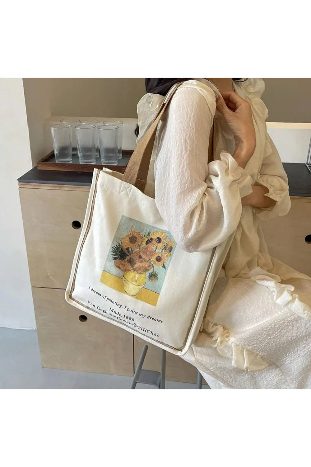 Artwork Canvas Shopper Bag