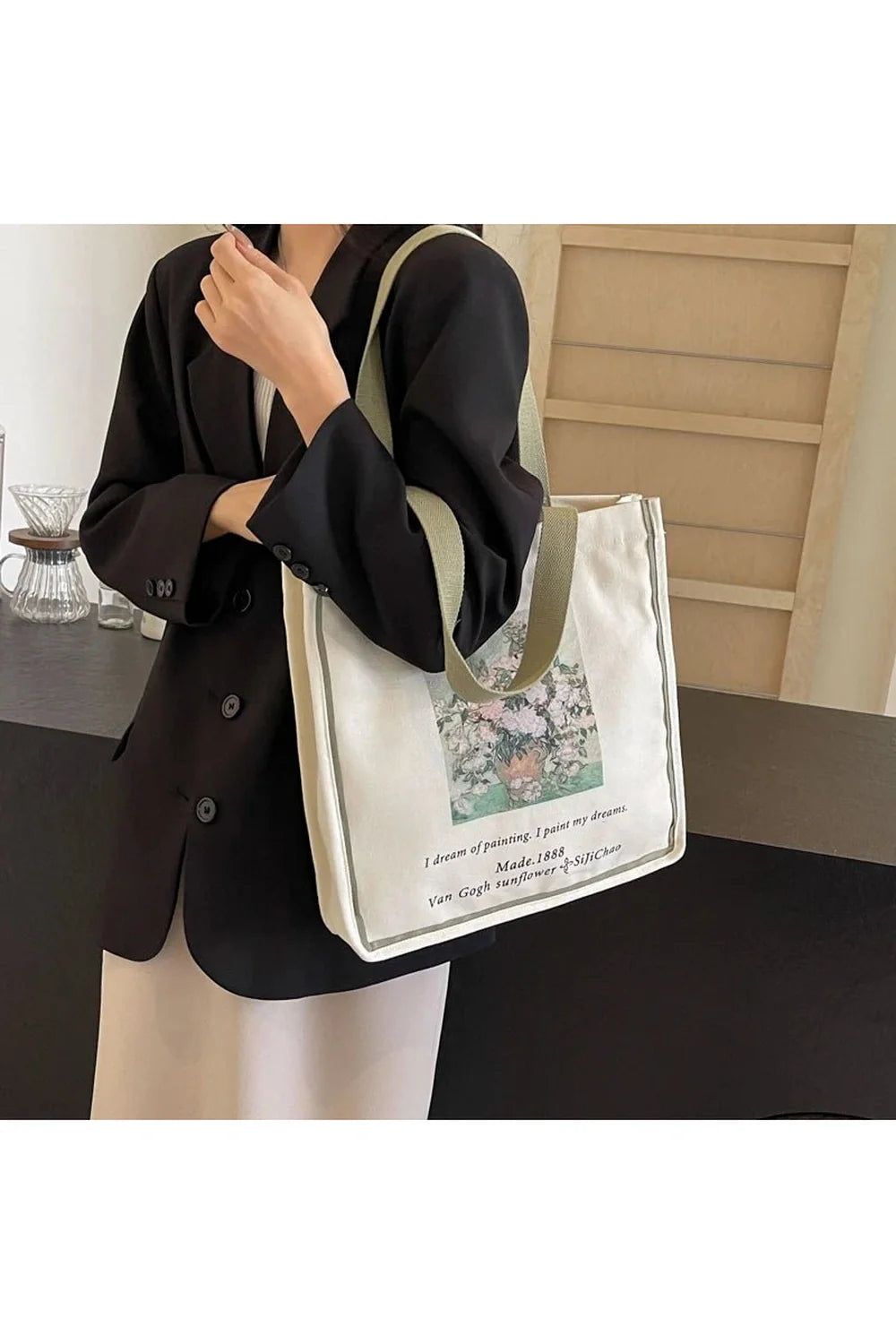 Artwork Canvas Shopper Bag